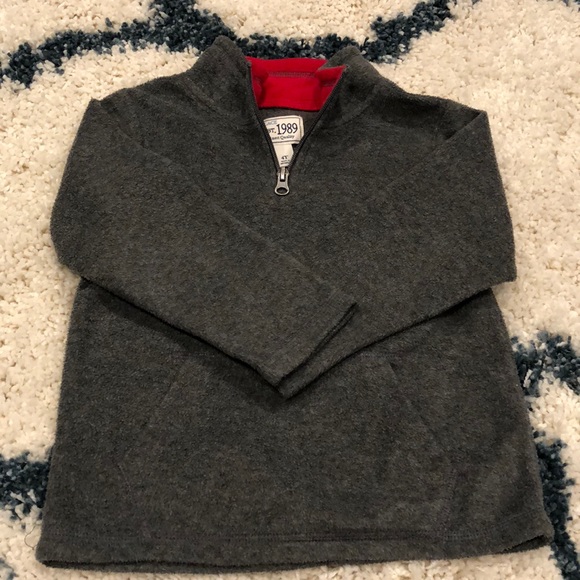 SOLDTwo Warm Fleece 1/4-Zip Pullovers for Boys 4T - Picture 2 of 7